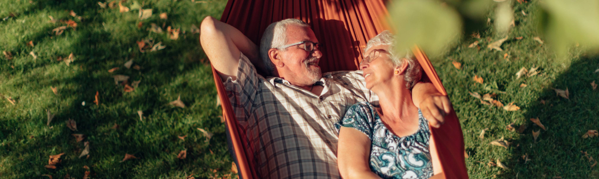 Older Adult Couple in an Hammock
