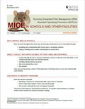 Wyoming Integrated Pest Management (IPM) Standard Operating Procedure (SOP) for Mice in Schools and Other Facilities cover