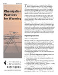 Chemigation Practices for Wyoming cover