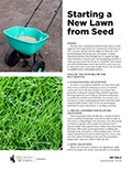 Starting a New Lawn from Seed cover