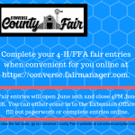 Converse County Fair 4-H/FFA Entries