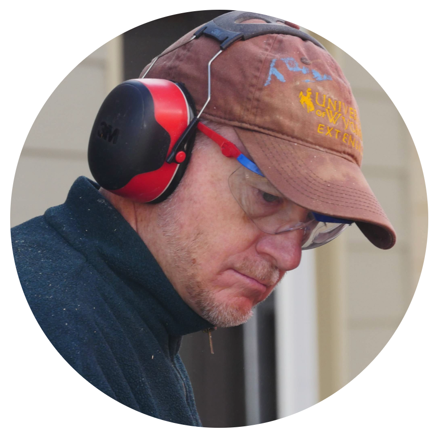 Jeff Edwards, University of Wyoming Extension, Pesticide Coordinator, working and wearing PP equipment - Profile Image