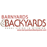 Barnyards and Backyards - Rural Living in Wyoming, a University of Wyoming Extension Program - Main Text-Based Logo