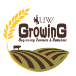 UW Growing Beginning Farmers and Ranchers Main Logo - Circular Design