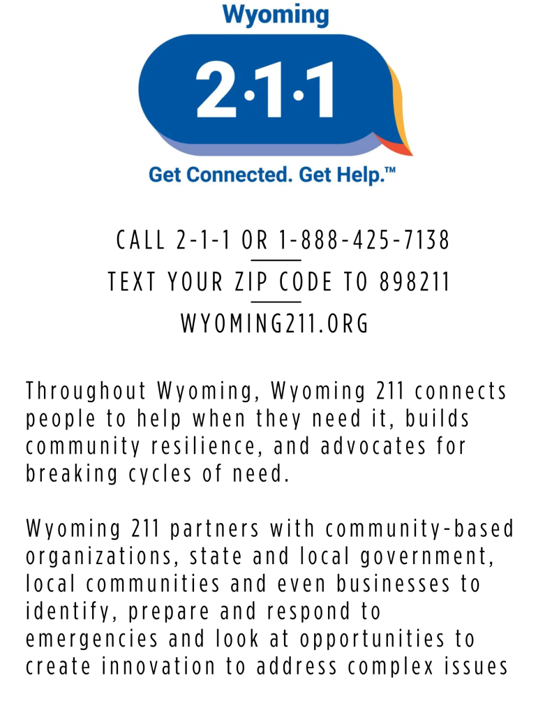 Wyoming 211 info