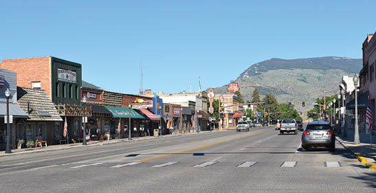 Main street of Cody, Wyoming