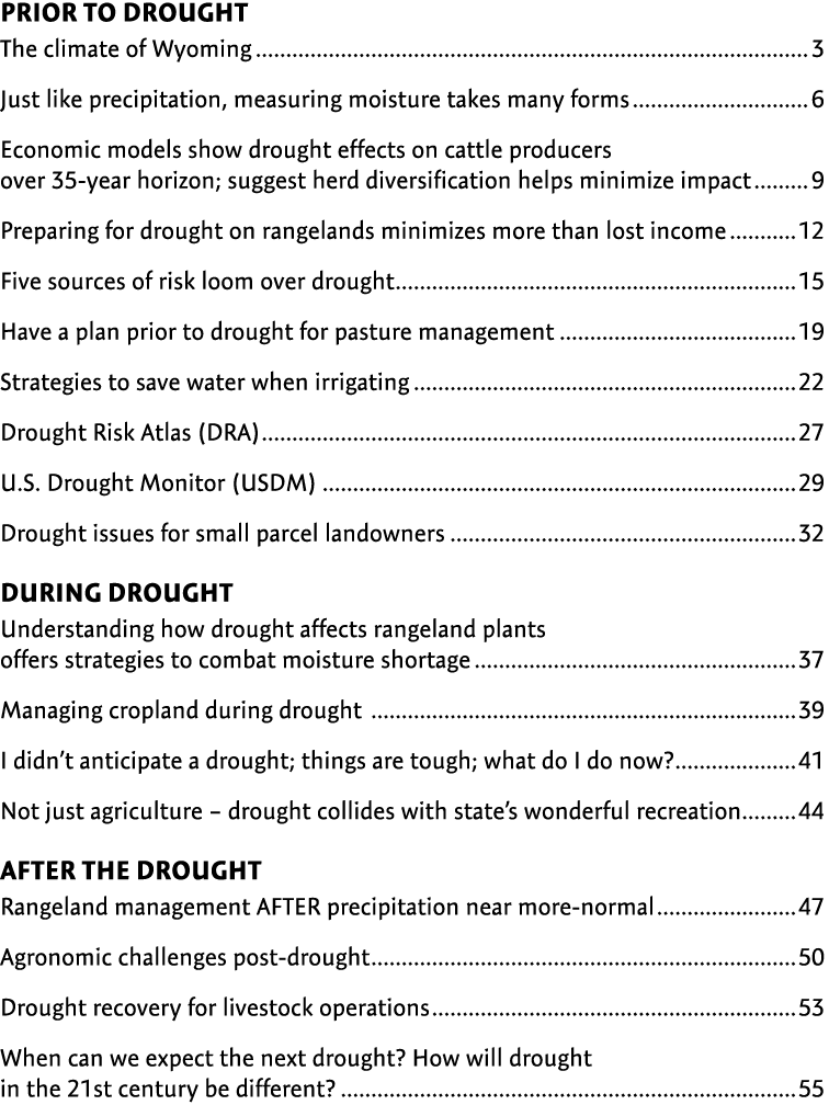 Prior to drought The climate of Wyoming 3 Just like precipitation, measuring moisture takes many forms 6 Economic mod...