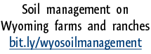 Soil management on Wyoming farms and ranches bit.ly/wyosoilmanagement