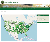 photo of US Drought Risk Atlas web page