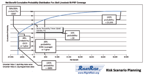 Risk Scenario Planning Tool graph