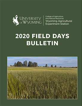 Field Days Bulletin Cover