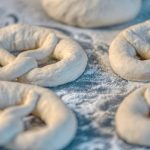 raw dough in shape of pretzels