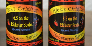 Bottles of Rick's Original Sauces