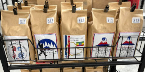 307 Roastery bags of coffee