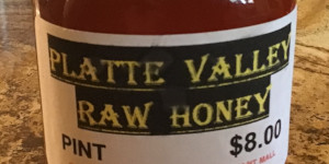 Platte Valley Raw Honey jar
