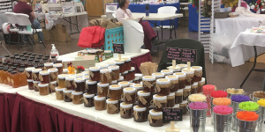 Jars of canned goods