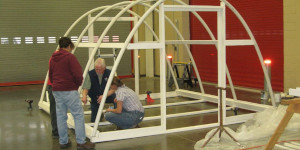 High tunnel build demonstration