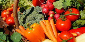 Variety of fresh vegetables