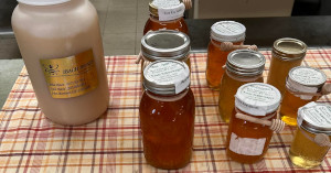 Jars of honey