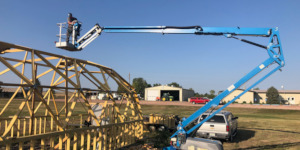 New building with crane