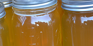 Jars of honey