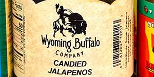 Wyoming Buffalo Co label