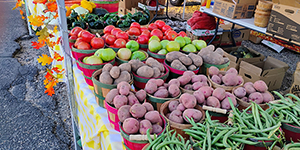 Fresh produce on a table