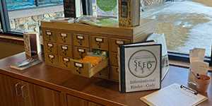 Seed library display