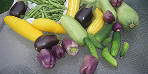 Fresh garden produce