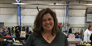 Pamela Merlino at a Farmer's Market