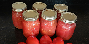 Jars of tomato sauce