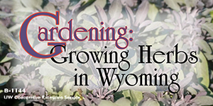 Cover of Growing Herbs in Wyoming