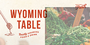 WBC Wyoming Table poster