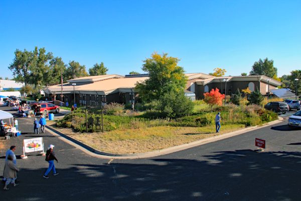 Agricultural Resource and Learning Center building and gardens