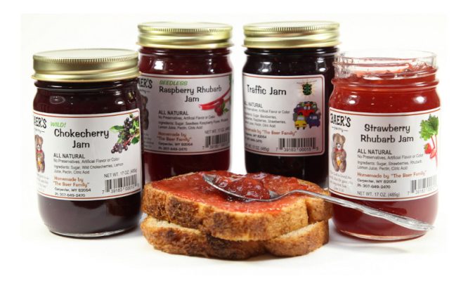 Jars of jam