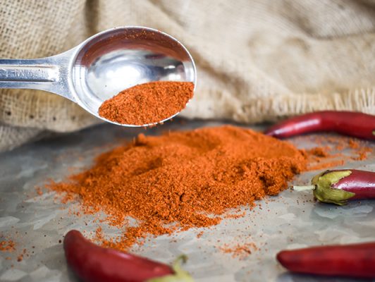 Chugwater Chili employees make spice blends at the company’s headquarters in Chugwater.