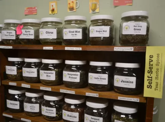 The Herb House sells a variety of bulk herbs and teas, single-herb tinctures, and other products made from Rocky Mountain medicinal herbs, including some from Elk Mountain Herbs of Laramie, which sources herbs from organic gardens and also the Snowy Range.