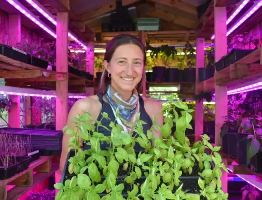 Sarah Gray with Feeding Laramie Valley