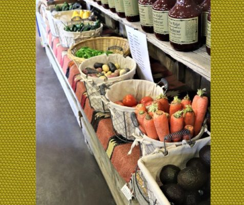 Among the offerings at Grasslands Market in Douglas are fresh produce and a variety of homemade canned goods, including sauces.
