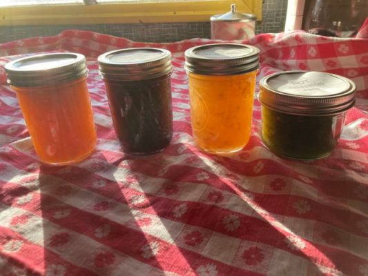Jars of jam