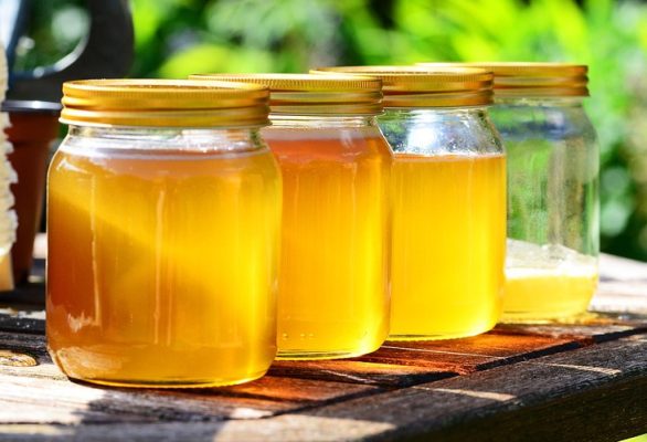 Jars of honey
