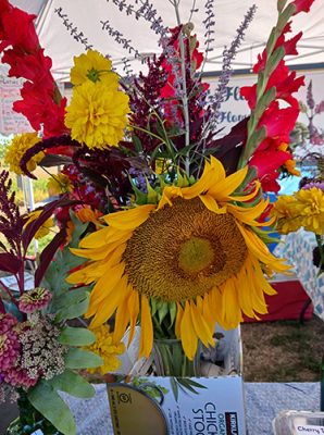 Fresh flower arrangement