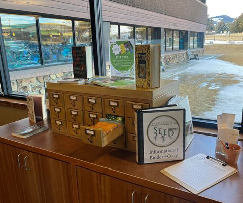 Seed library display