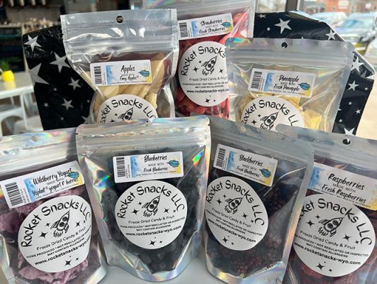 Packets of Rocket Snacks