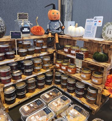 Display of homemade goods