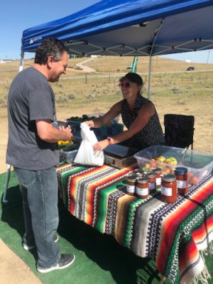 Trail Creek Gardens at a farmers' market