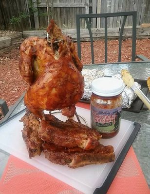 BBQ chicken and ribs