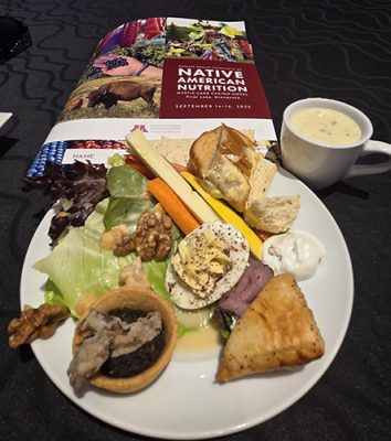 Indigenous foods on a plate