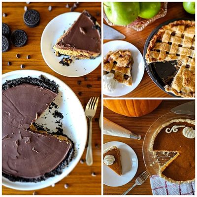 Collage of various food and drink