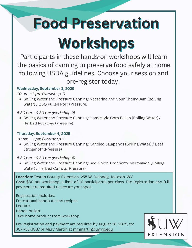 Food Preservation Workshops